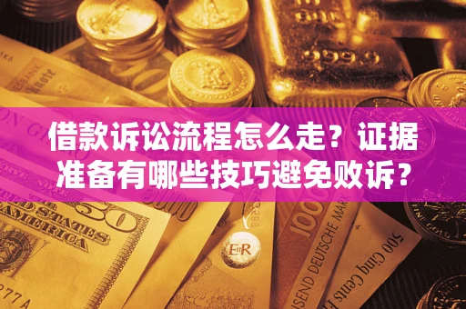 武汉借款诉讼流程怎么走？证据准备有哪些技巧避免败诉？
