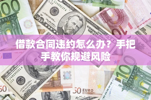 武汉借款合同违约怎么办？手把手教你规避风险