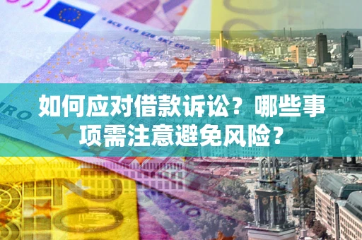 武汉如何应对借款诉讼？哪些事项需注意避免风险？