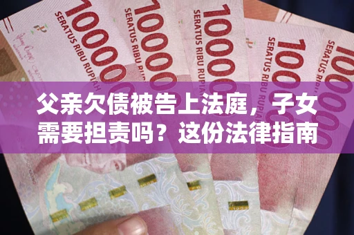 武汉父亲欠债被告上法庭，子女需要担责吗？这份法律指南必须看完