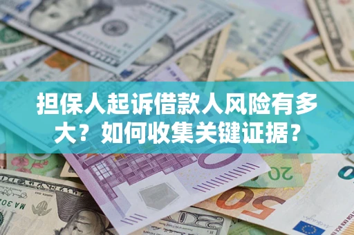 武汉担保人起诉借款人风险有多大？如何收集关键证据？