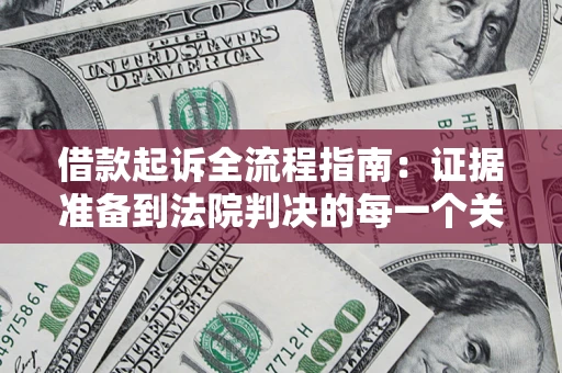 武汉借款起诉全流程指南：证据准备到法院判决的每一个关键步骤