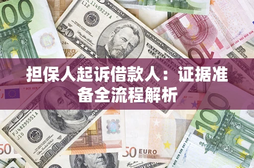 武汉担保人起诉借款人：证据准备全流程解析