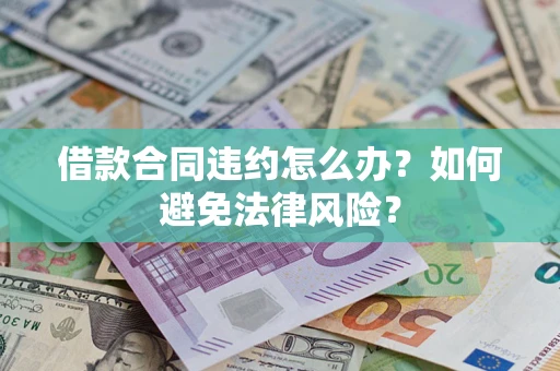 武汉借款合同违约怎么办？如何避免法律风险？
