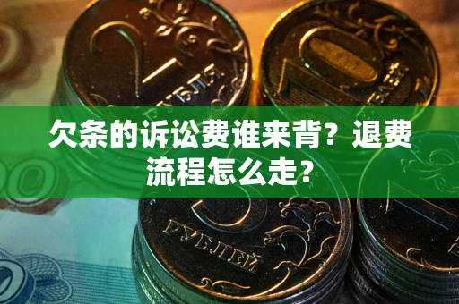 武汉欠条的诉讼费谁来背？退费流程怎么走？